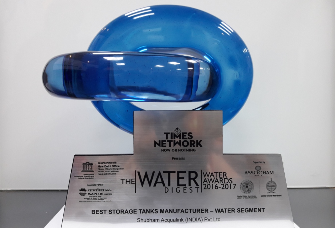 Best Storage Tank Manufacturer 2016-2017 by Times Network